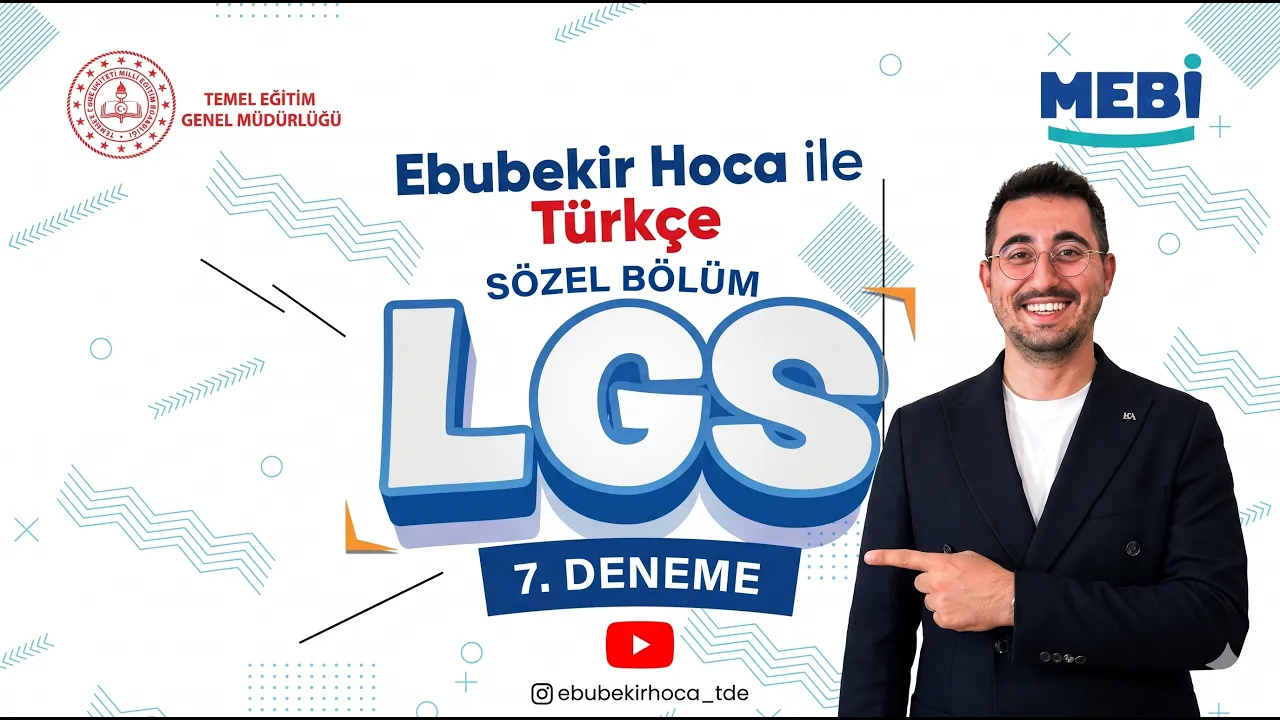 Ebubekir Hoca LGS Türkçe